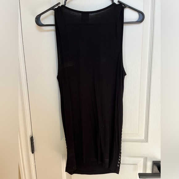 Vero Moda black tank top with black studs-Size small - Picture 2 of 9